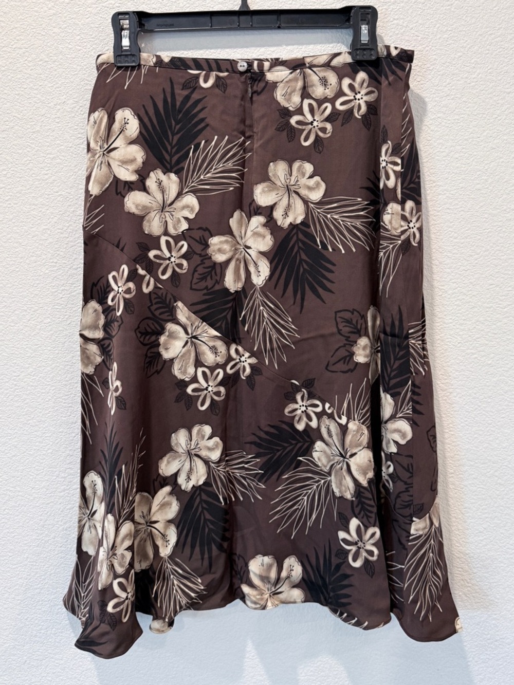 Tommy Bahama Silk Floral Skirt 8 Y2K Resortwear Asymmetrical Tropical Vintage - Picture 2 of 6